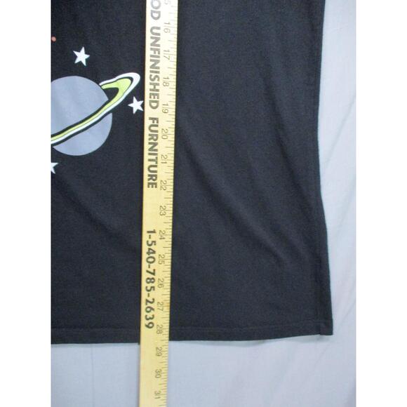 NASA Black Unisex NASA Space Graphics Long Sleeve T-shirt Women Size 2 - Picture 5 of 10